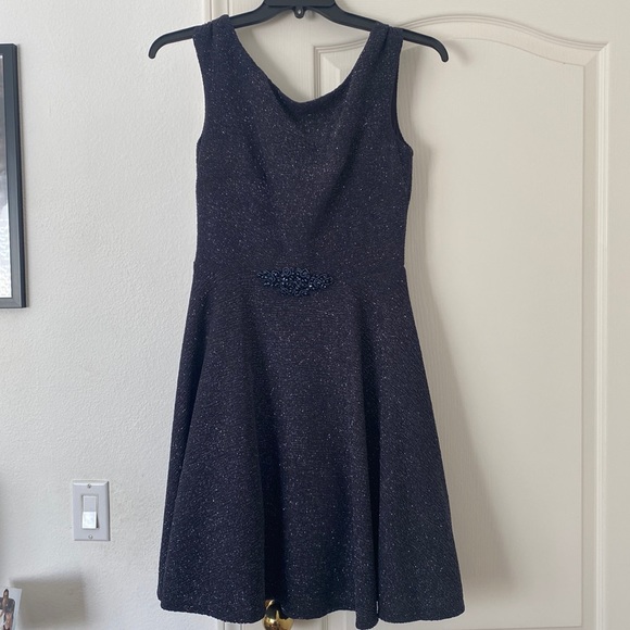 B&A from Macys - size 4 - black sparkly dress - Picture 1 of 9